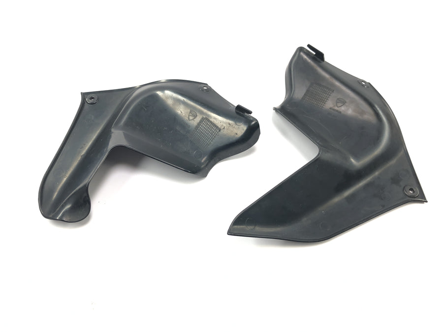 Ducati Multistrada 1200 S Touring [2009] - Conjunto de carenagem lateral direita esquerda defletor de ar defletor de vento