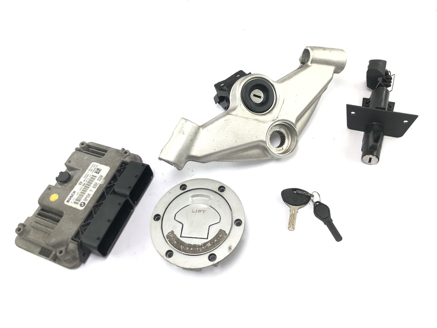 BMW K 1200 S K12S [2005] - Conjunto de fechadura com unidade de controle e ponte de garfo