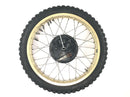 Yamaha XT 500 1U6 [1981] - Roda dianteira com raios dourados 1,85 x 21" com freio a tambor-2