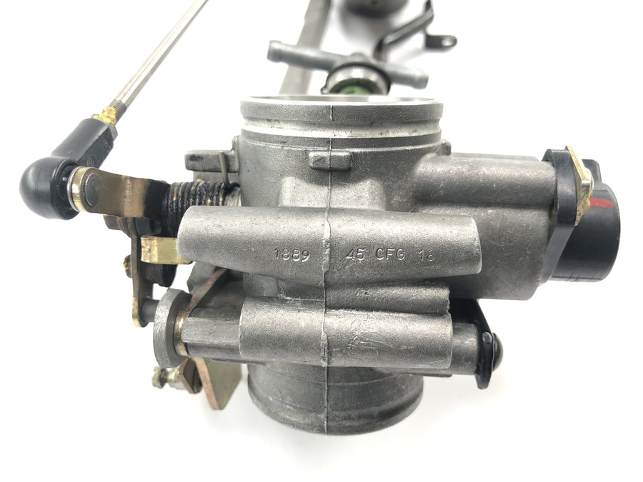 Moto Guzzi V11 Sport [1999] - Válvula borboleta do sistema de injeção da unidade de aceleração