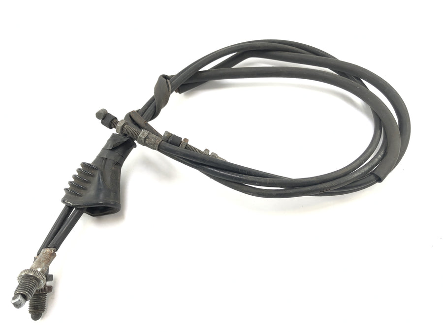 Yamaha XT 500 1U6 [1981] - BOWDEN CABEL Set do trem a gás Descompressão do trem da embreagem Freio de freio a cabo frontal frontal