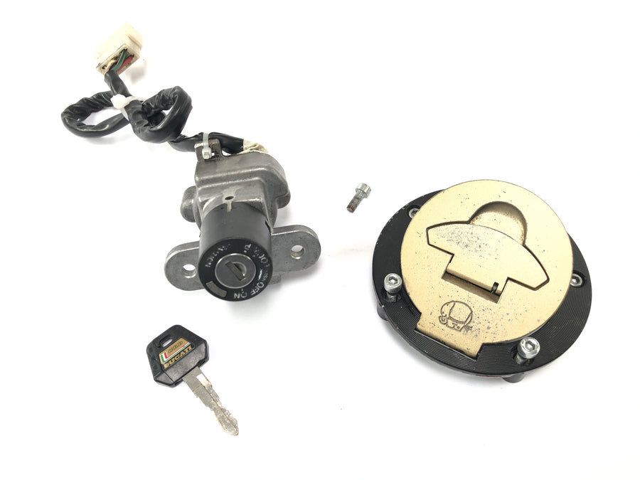 Ducati Monster M600 [1995] - Kit de teclas de conjunto de tampa do tanque de trava de ignição