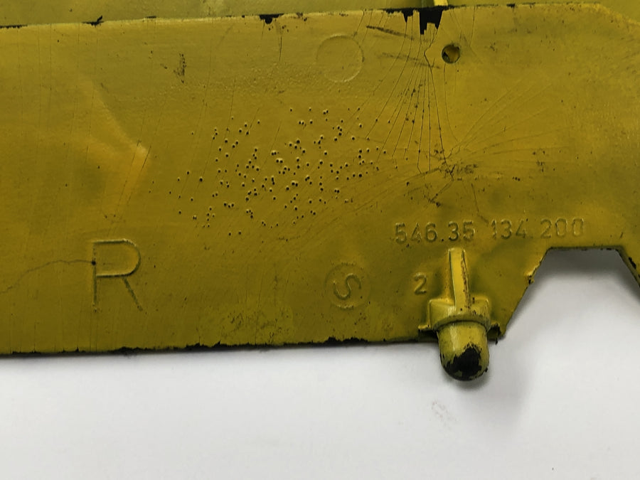 Sachs ZX 125 [1998] - Grade do radiador do duto de ar painel do duto de ar amarelo