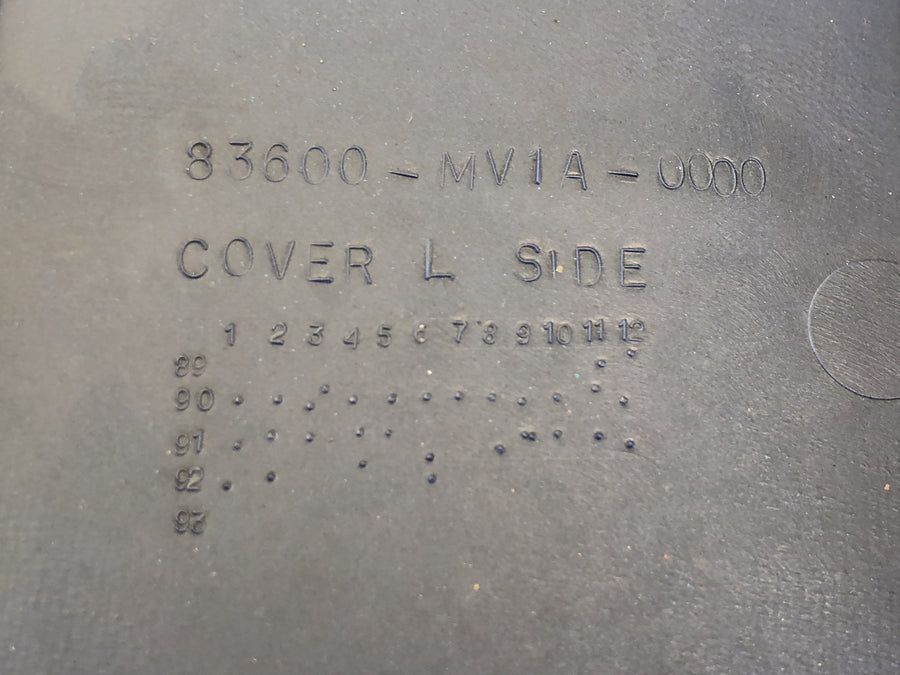Honda XRV 750 Africa Twin RD04 [1992] - Painel lateral esquerdo