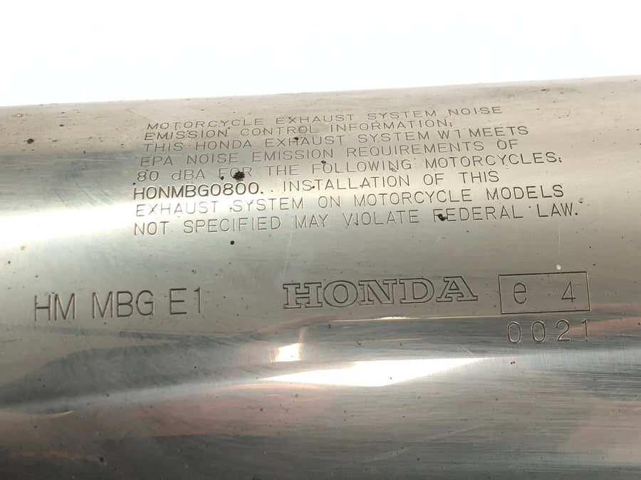 Honda VFR 800 FI RC46 [1999] - Silenciador silenciador traseiro de escape original