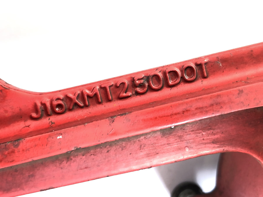 Kawasaki GPZ 1000 RX [1987] - Roda da borda da roda dianteira 2,50 x 16 "vermelho