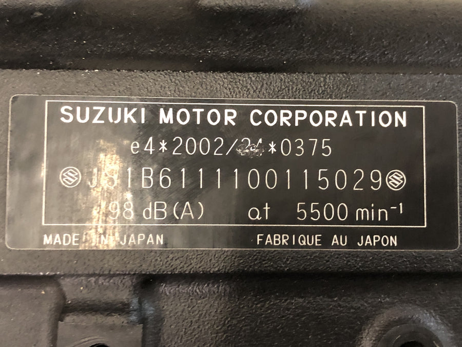 Suzuki GSX R 1000 WVB6 K6 [2006] - quadro com documento de matrícula do veículo
