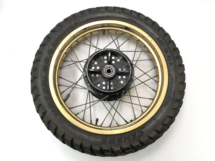 Yamaha XT 600 Z Ténéré 1VJ [1986] - Arreira da roda traseira do freio de tambor da roda poupadora