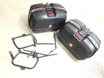 Honda XRV 750 Africa Twin RD04 [1990] - Conjunto de mala com porta e chave lateral GIVI Monokey