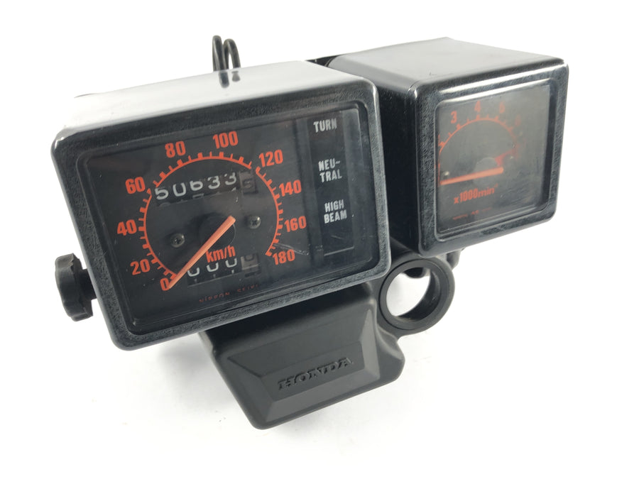 Honda XL 600 LM PD04 [1989] - Velocímetro do cockpit e medidor de rotação com suporte
