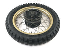 Yamaha XT 500 1U6 [1981] - Roda traseira com raios dourados 1,85 x 18" com freio a tambor-1