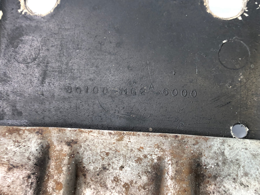 Honda XL 600 R PD03 [1986] - proteção traseira contra respingos, suporte de placa, carenagem traseira