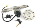 Honda VFR 800 FI RC46 [1999] - Conjunto de fechadura com ponte superior do garfo, fechadura de ignição, fechadura de assento, tampa do tanque-1