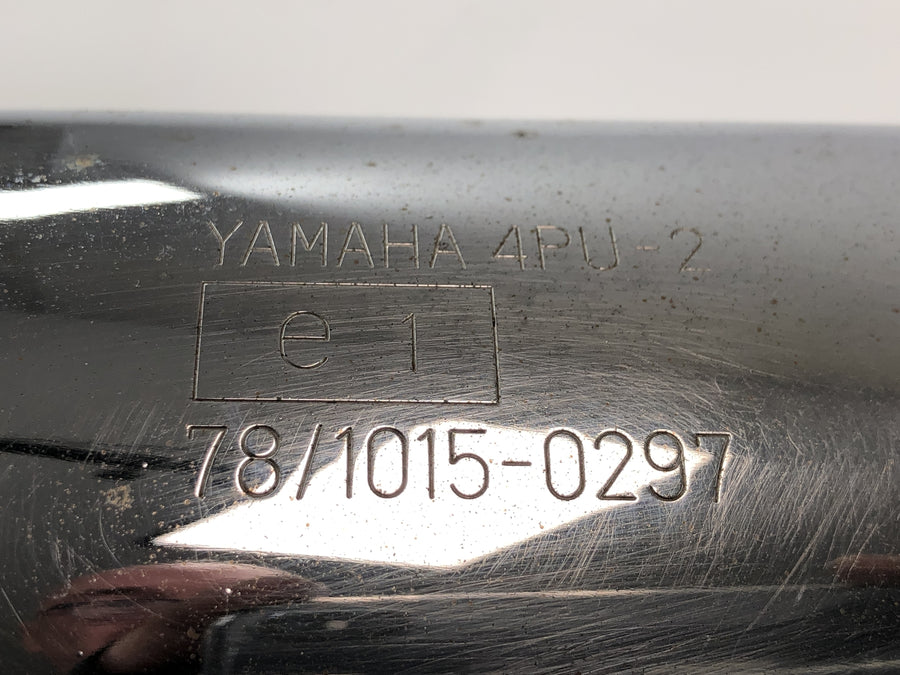 Yamaha XJR 1200 4PU [1996] - Silenciador de escape cromado direito