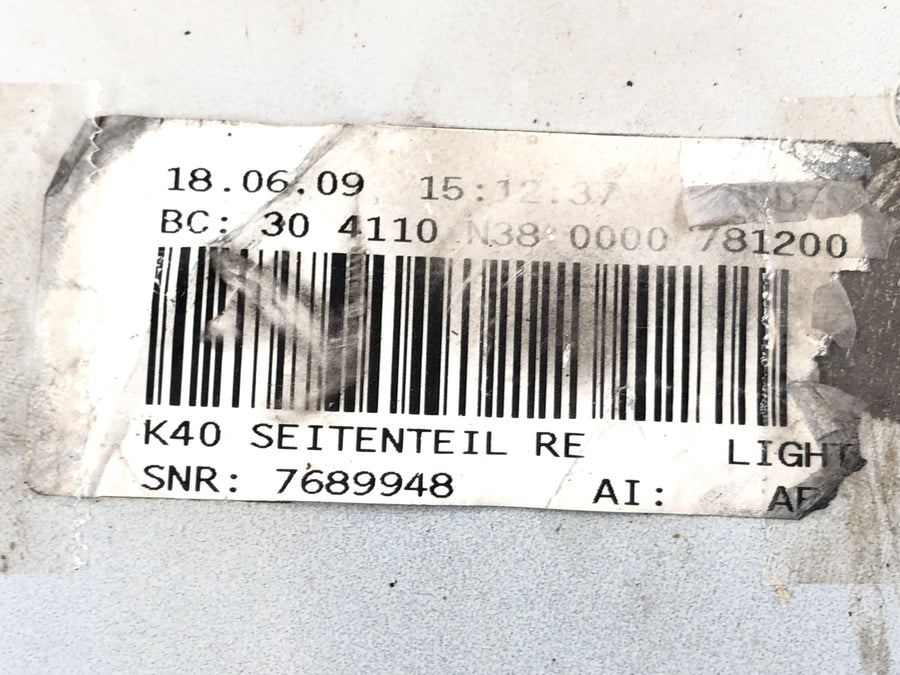 BMW K 1300 S K12S [2010] - revestimento lateral no painel lateral direito