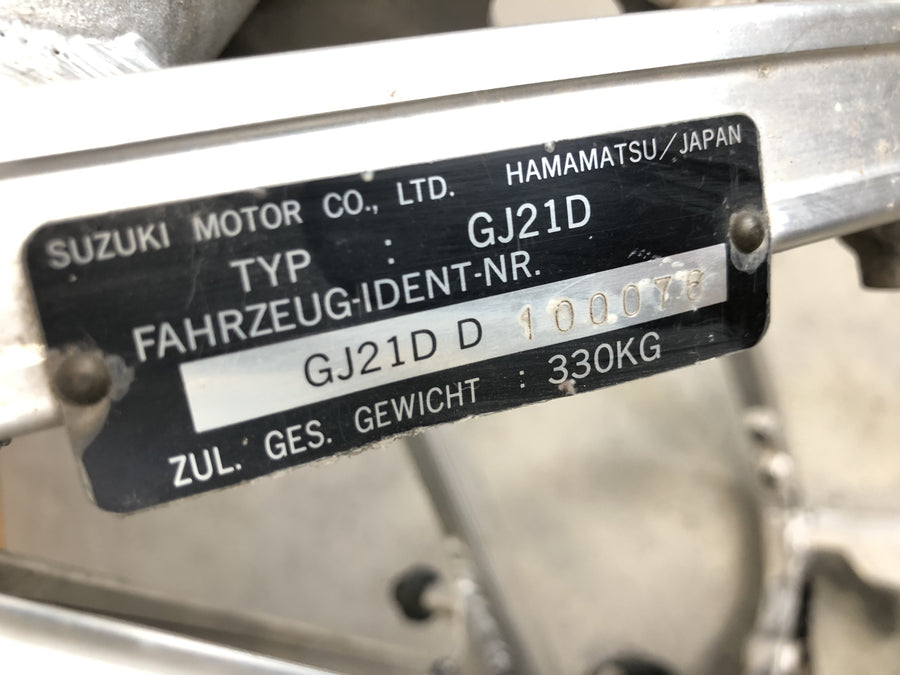 Suzuki RG 250 Gamma GJ21D [1987] - Quadro principal sem papéis