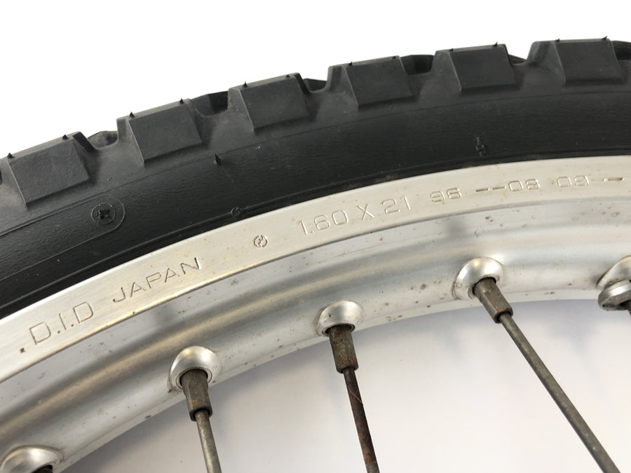 Honda XL 600 R PD03 [1985] - Roda dianteira com borda da roda do disco de freio Front