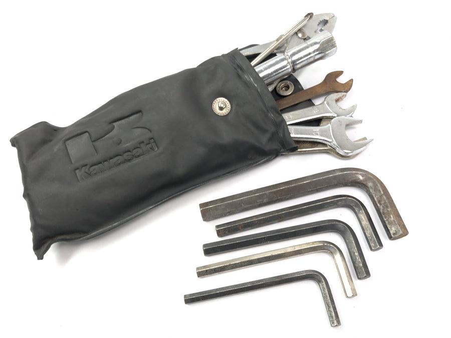 Kawasaki ZX -10 ZXT00B [1990] - Bord Tool Bag rasgado na costura
