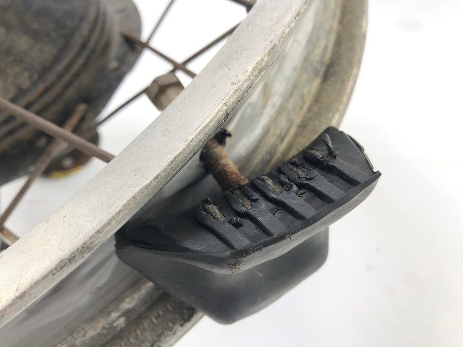 Yamaha XT 500 1U6 [1981] - borda traseira com tambor de freio