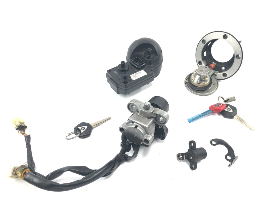 Yamaha MT 03 RM02 [2007] - Conjunto de trava velocímetro 46063 km tacômetro com display de instrumento de cabine