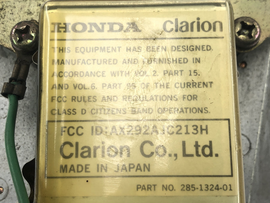 Honda GL 1500 Goldwing SC22 [1993] - Painel de controle do transceptor de rádio CB