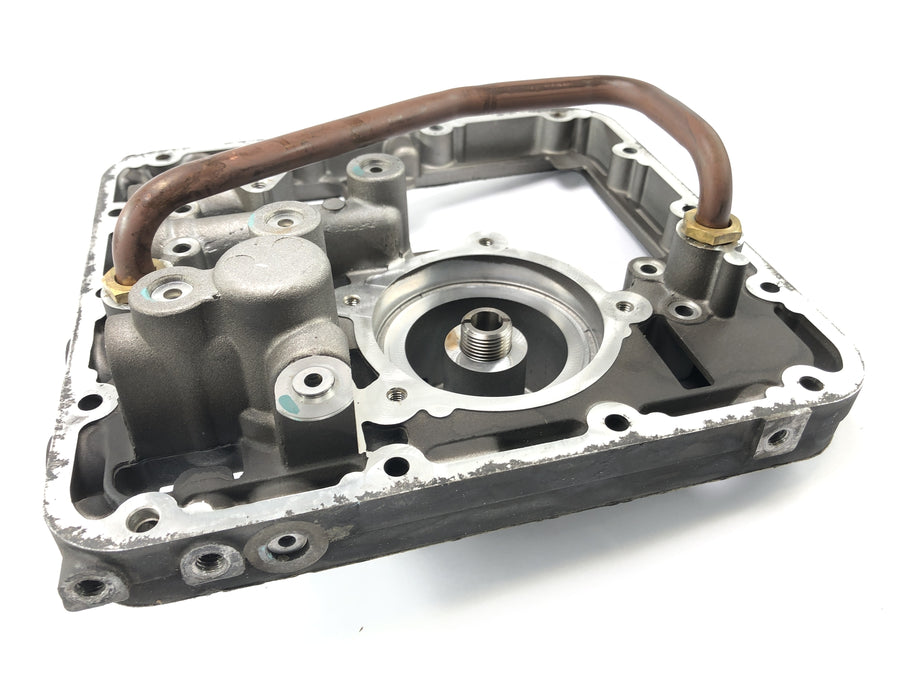 Moto Guzzi Stelvio 1200 4V [2009] - Pan de óleo dentro da gravação do filtro de óleo
