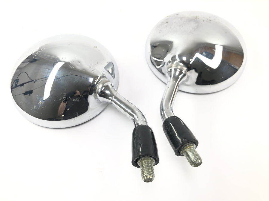 Honda VTX 1800 SC46 [2004] - Espelho retrovisor guiador espelho conjunto cromado redondo
