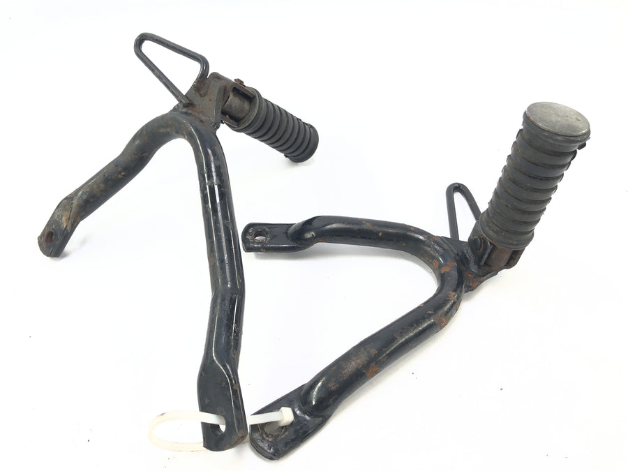 Yamaha XT 350 3yt / 55V [1990] - Pale -reecutive para os pés com o conjunto de setores de suporte