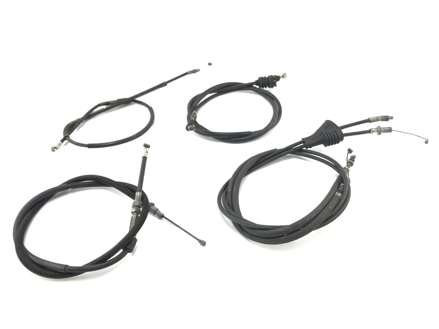 Yamaha XT 500 1U6 [1981] - BOWDEN CABEL Set do trem a gás Descompressão do trem da embreagem Freio de freio a cabo frontal frontal