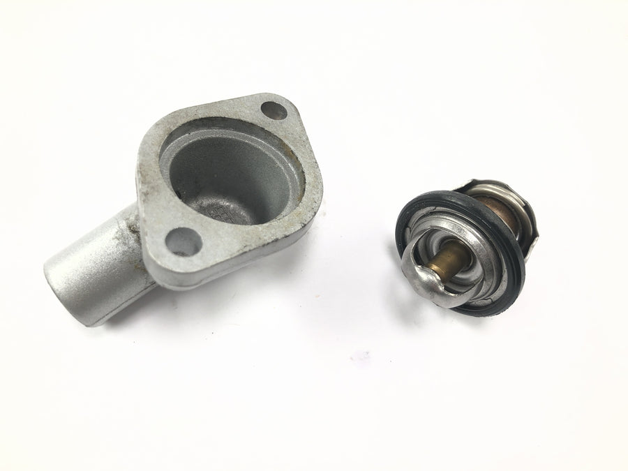 Yamaha WR 125 X DE07 [2010] - Inserção do termostato com caixa de água de resfriamento