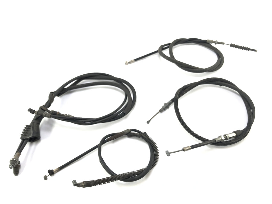 Yamaha XT 500 1U6 [1981] - BOWDEN CABEL Set do trem a gás Descompressão do trem da embreagem Freio de freio a cabo frontal frontal