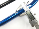 Yamaha DT 125 R DE03 [2000] - Barra transversal do guiador em alumínio azul reforçada-2