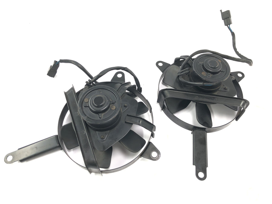 Yamaha YZF 750 R 4HN [1995] - Par de conjunto de sistema de refrigeração com ventilador duplo do radiador