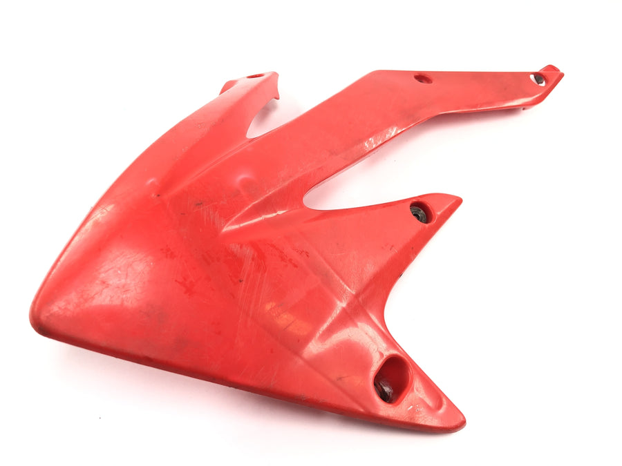 Honda CRF 450 R [2007] - Carenagem do tanque painel lateral esquerdo plástico vermelho