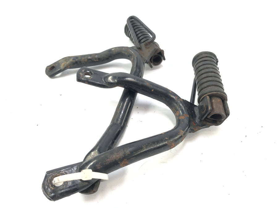 Yamaha XT 350 3yt / 55V [1990] - Pale -reecutive para os pés com o conjunto de setores de suporte