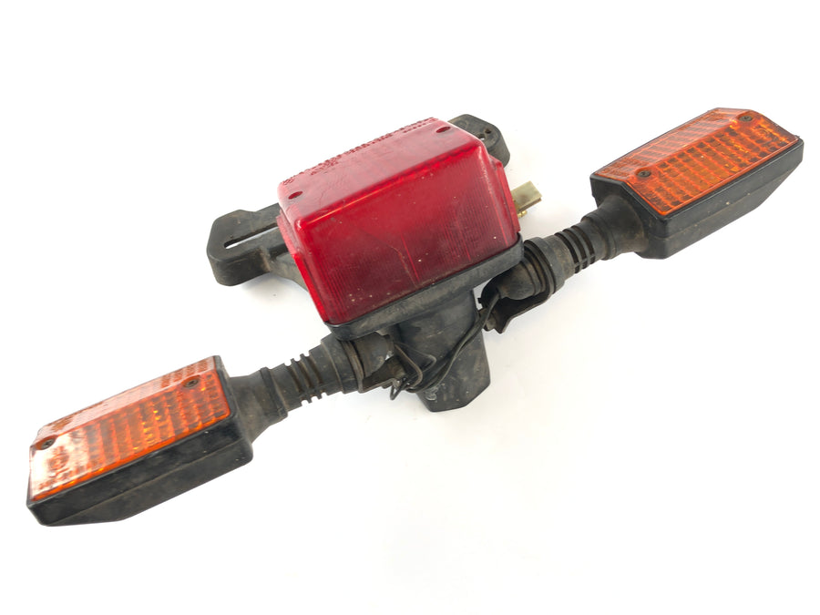 Yamaha XT 600 Zenere 34L [1985] - Porta de placa com sinais de curva e luzes traseiras