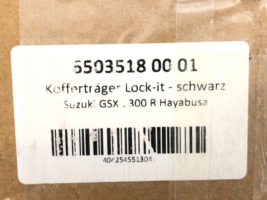 Suzuki GSX 1300 R Hayabusa [2008-2020] - porta malas laterais Suporte Lock-it preto