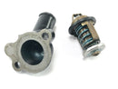 Cagiva Planet 125 [1998] - Termostato de água de refrigeração com carcaça de termostato-3