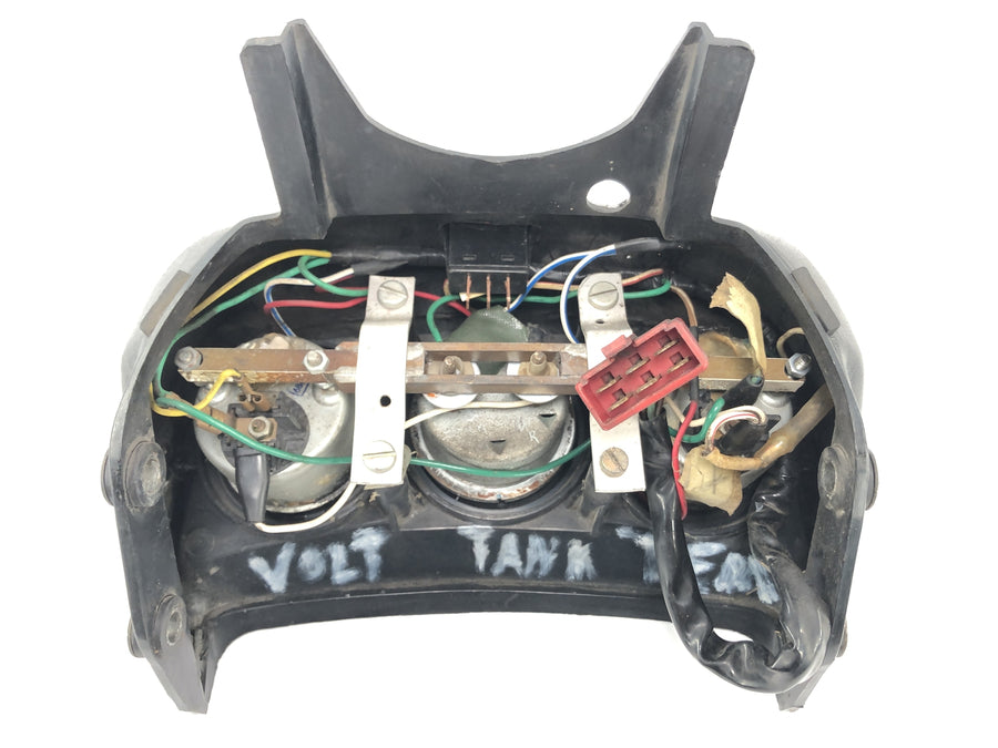 Honda GL 1000 Goldwing GL1 [1978] - Visor do instrumento da cabine, display de temperatura do medidor de combustível