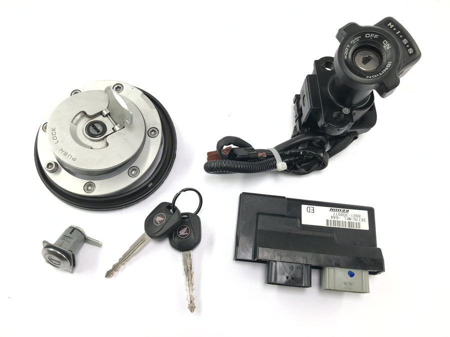 Honda CBR 1000 RR SC59 [2008] - Conjunto de fechadura com imobilizador ignição tampa tanque trava assento CDI