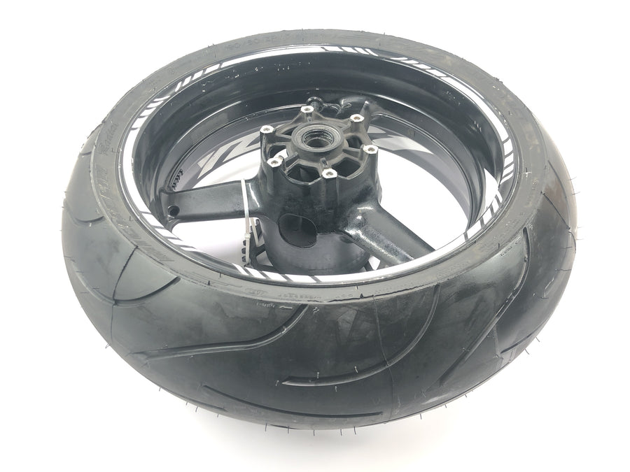 Yamaha YZF R1 RN04 [2001] - aro da roda traseira completo com roda de corrente 17 polegadas 17x6,00"