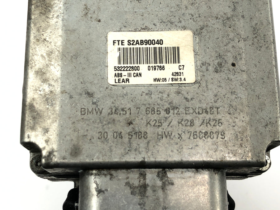 BMW R 1200 GS R12 K25 [2004] - Bloco hidráulico modulador da unidade de controle ABS