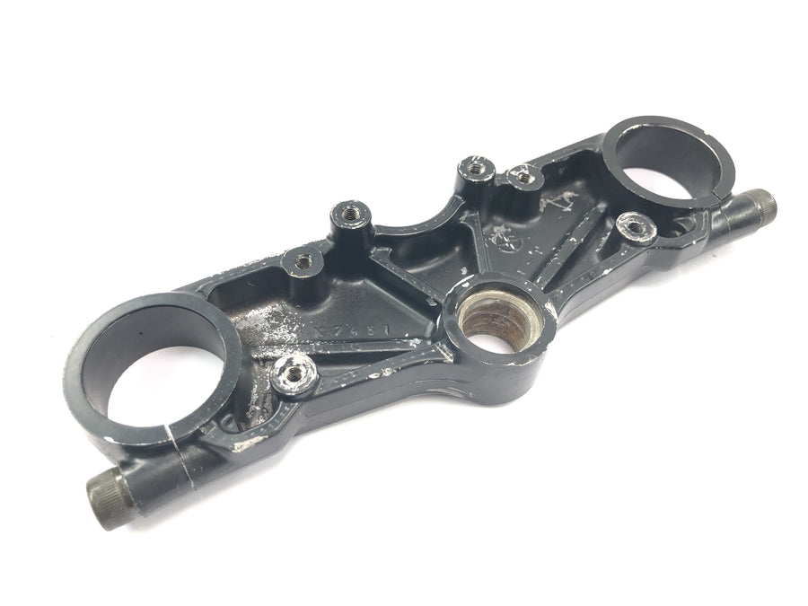 Suzuki GSX R 1100 GU74C [1987] - braçadeira superior do garfo da ponte, montagem do cabeçote de direção