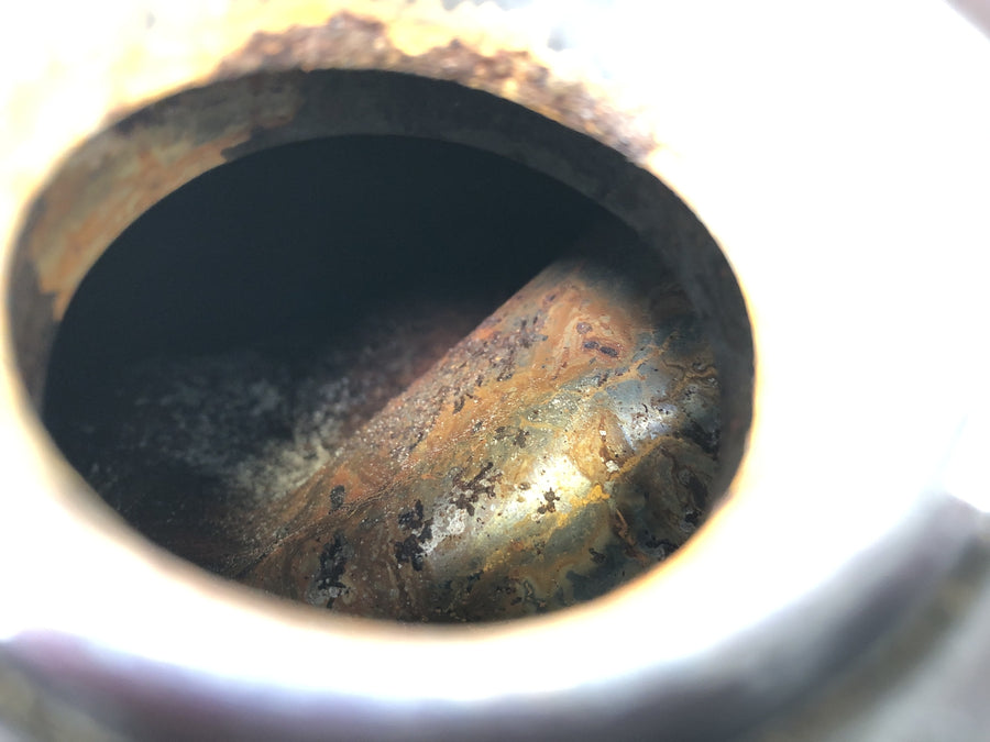Kawasaki Z 1100 Kzz10a [1984] - Tanque de gasolina dentro do enferrujado