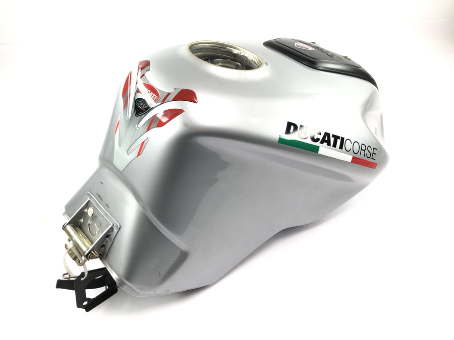 Ducati ST3 S3 [2004] - Tanque de combustível prata tanque de gasolina