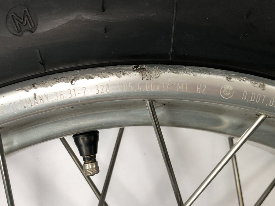 BMW R 1150 GS R21 [2002] - roda traseira roda com raios 5,40 x 17"