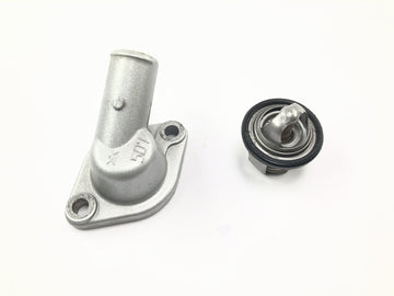 Yamaha WR 125 X DE07 [2010] - Inserção do termostato com caixa de água de resfriamento