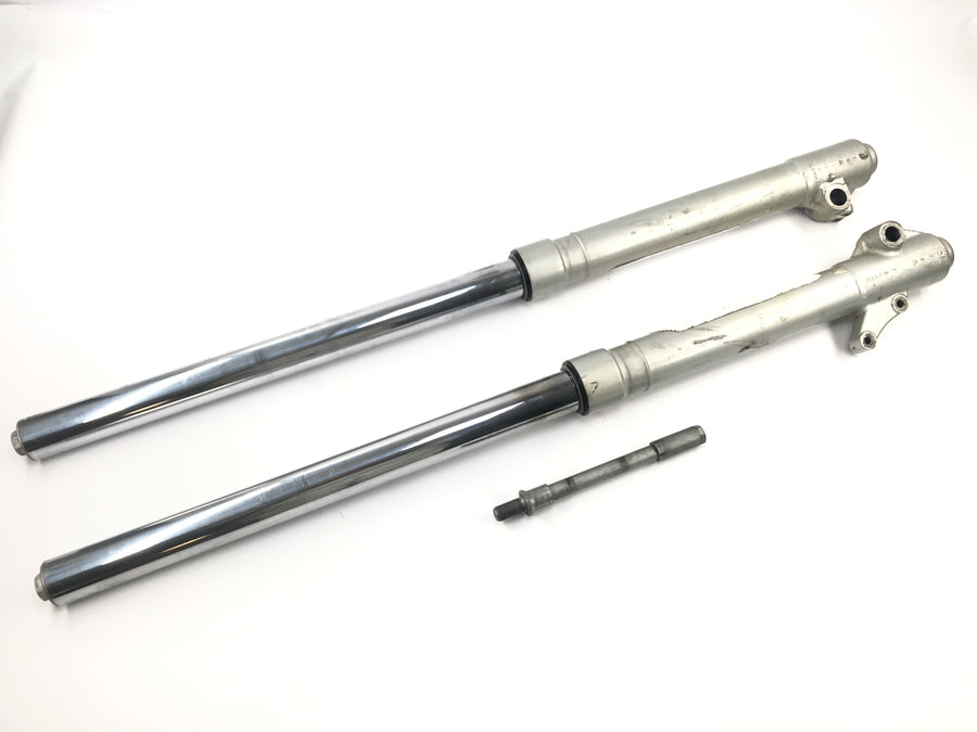 Yamaha TT 600 R DJ01 [1998] - Fork de suspensão Telegabel com eixo