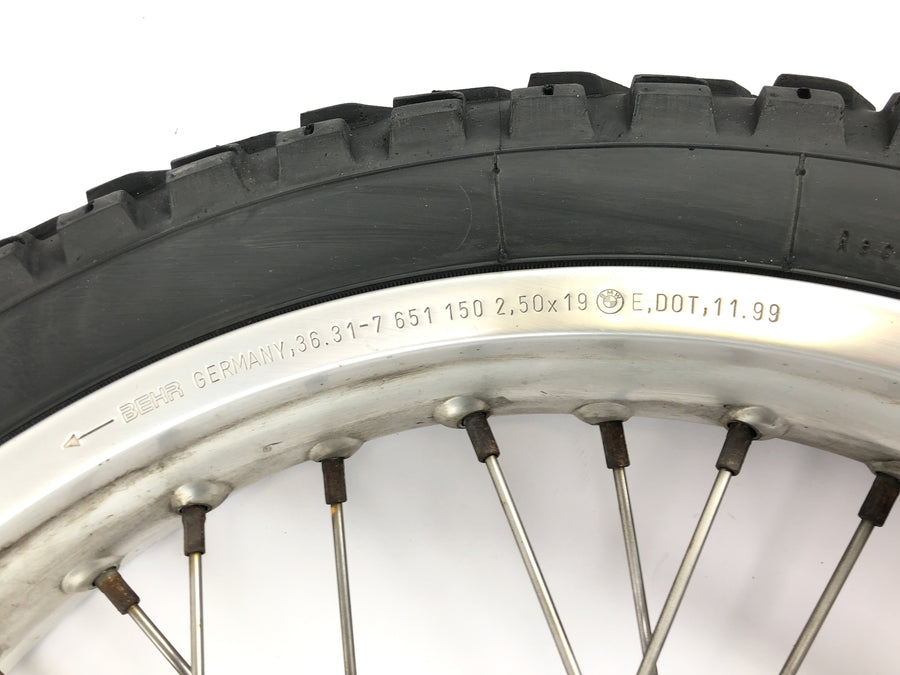 BMW F 650 GS R13 [2000] - roda dianteira com raios da roda 2,50 x 19"