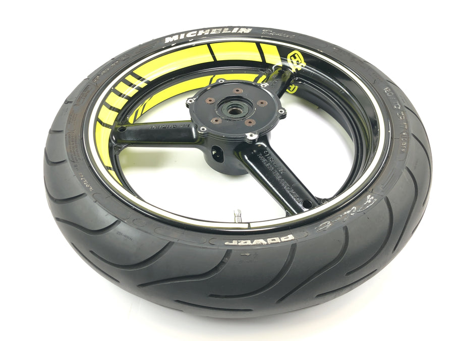 Husqvarna TE 610 H6 8AE [Suzuki RGV 250] - Conjunto de pneus de aro roda dianteira 3,50 x 17 roda traseira 4,50 x 17 conjunto com cópia simulada